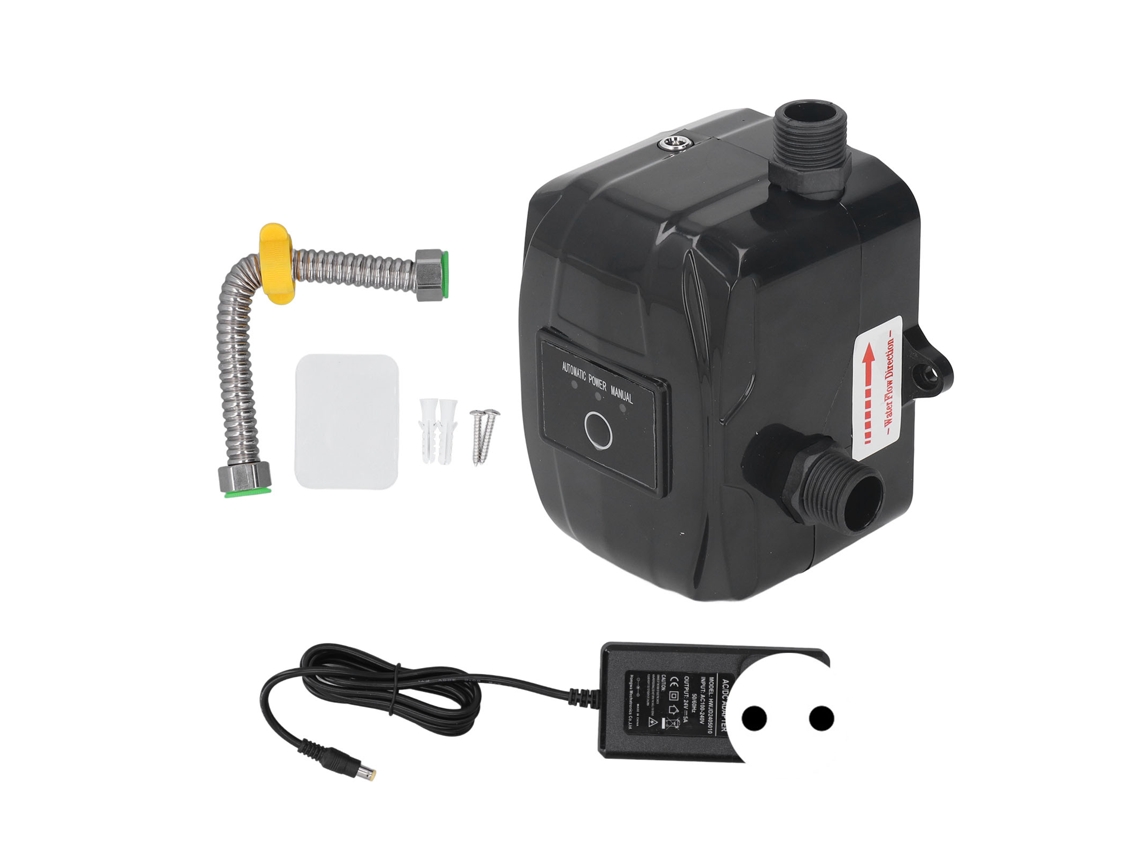 2026velora - Bomba de presión automática de 100 W y 24 V para agua, bomba de refuerzo silenciosa para baño y jardín.