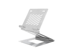 Suporte Universal Para Laptop E Tablet Ajustável, Portátil, Dissipador De Calor, Prata, Para Mesa, Dobrável, 10-16 Polegadas