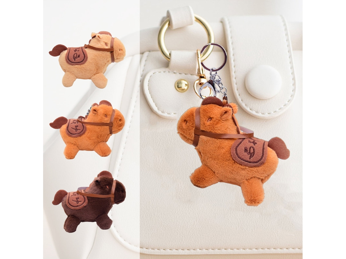 Llavero De Caballo De Peluche