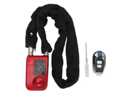 Candado De Cadena Para Bicicleta Con Alarma, Control Remoto Y Sistema Antirrobo Sin Llave.