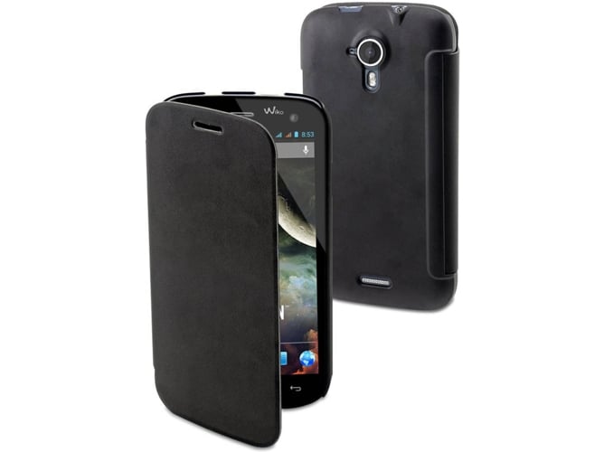Funda Wiko Darkmoon MUVIT MUEAF0069 Negro