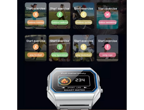 Smartwatch Kw18 0.96'' (Dorado)
