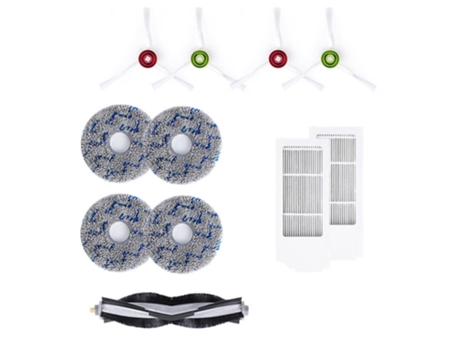 Escova de rolo escova lateral filtro hepa para ecovacs deebot t10