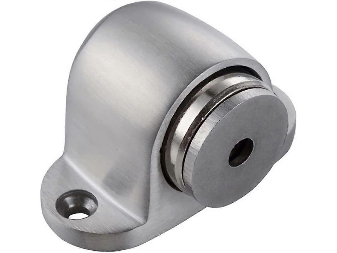 Tapa Puerta Magnético De Metal Cepillado Montado En El Suelo Con Resorte