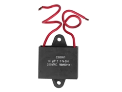 2 Condensadores De Arranque Para Ventilador De Techo 10uf 250vac Cbb61 Con Cable De 14cm