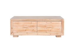 Mesa Centro Abeto Mdf Natural 130x70x46cm