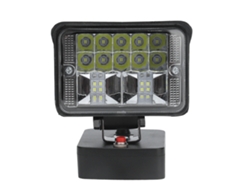 Linterna Led Ajustable De 11 W Con Modo Intermitente Para Batería De Litio De 20 V, Serie Bat