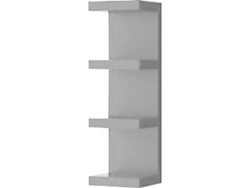 Estantería HOMEMANIA Peine (Gris - MDF - 25.5x23.7x93 cm)