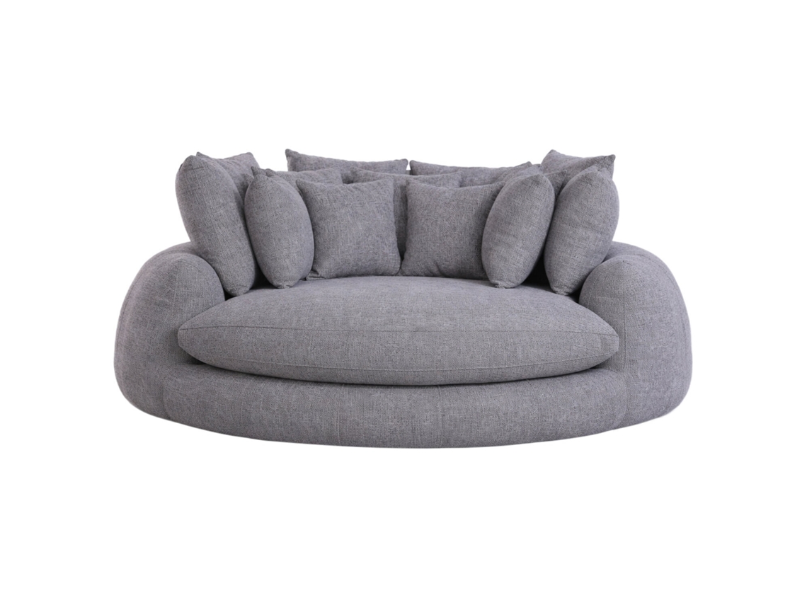 Sofa Poliester Espuma Con Cojines 182x167x52,5cm