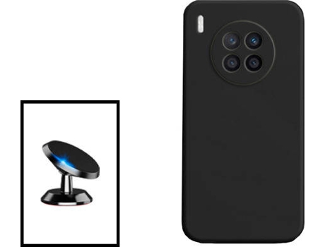 Kit Carcasa + Soporte Honor 50 Lite GIFT4ME Negro