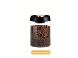 Juego de recipientes para alimentos de vidrio transparente MDUG, sellados al vacío y resistentes a la humedad (900 ml)