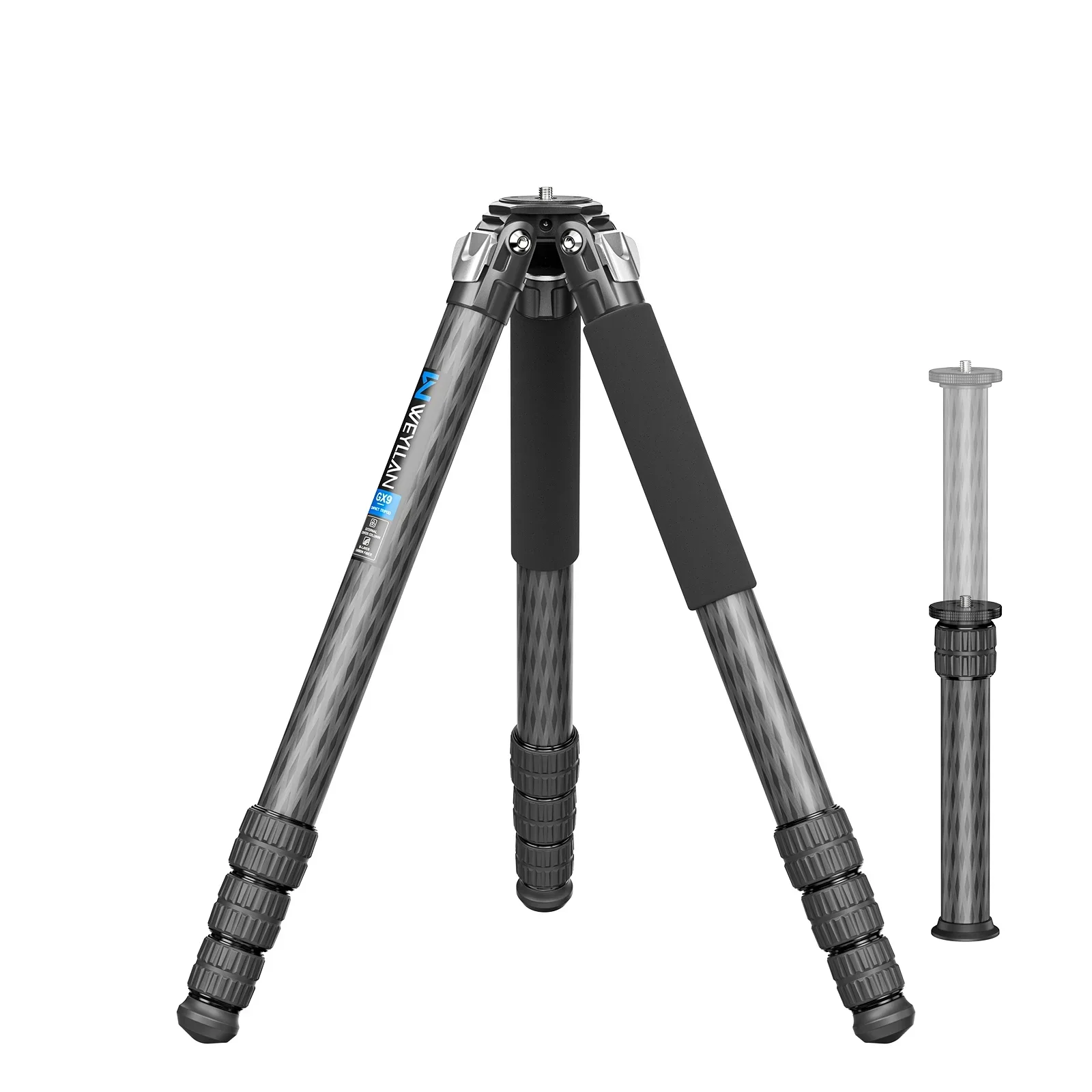 Trípode profesional robusto GX9 para cámara, ultraestable para observación de aves, tubo de pata de 40 mm, carga máxima de 30 kg, incluye columna EC5