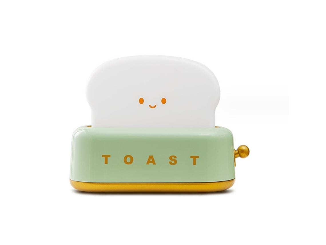 Tostadora recargable por USB BD NL 16 con luz nocturna para niños, color verde Vledary