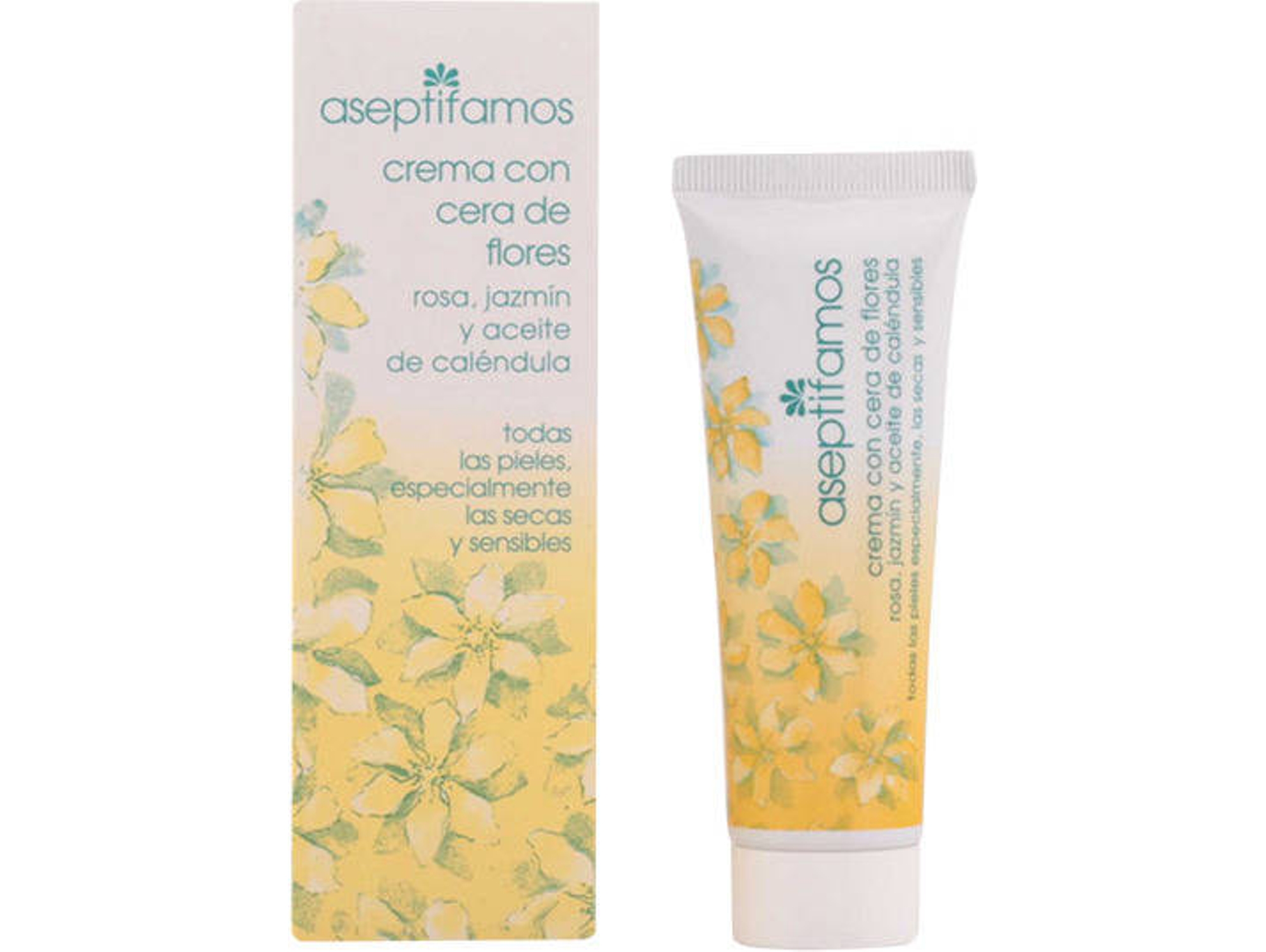 Crema Facial ASEPTINECom Cera De Flores Pss (50 ml)