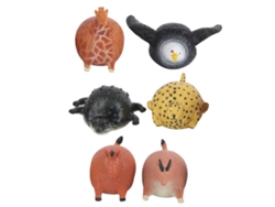 Dan26-conjunto De Juguetes De Modelos Animales Mini, Alivio De Presión, Aprendizaje Por Simulación, Juguete Para Niños Con Estómago Grande1