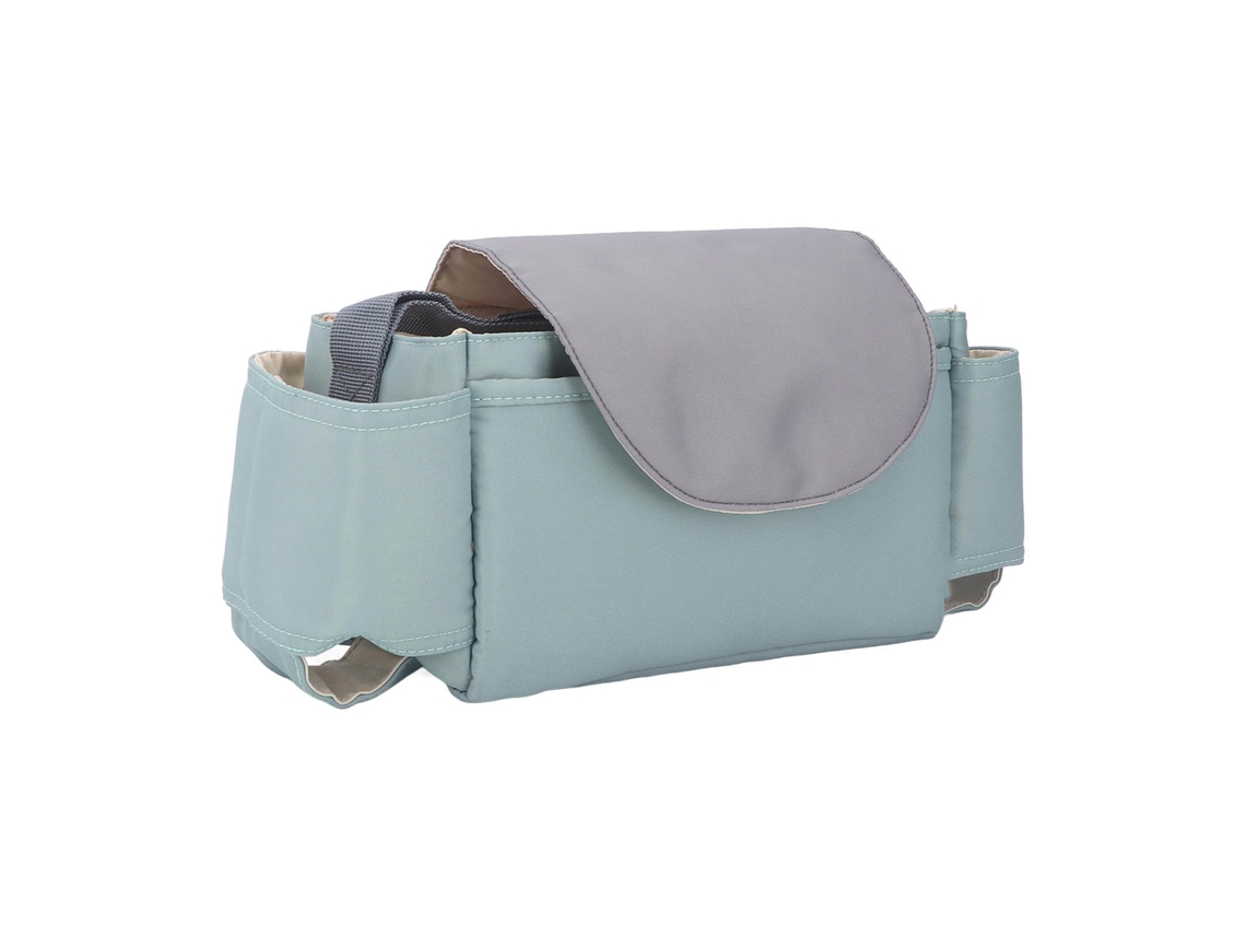 Bolsillo deslizante para portabebés, organizador de nailon, bolsa de almacenamiento para viajar con el bebé