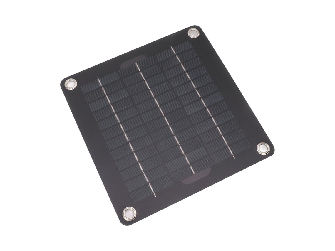 Kit Portátil De Panel Solar De 5w Y 12v Con Cargador Y Mantenedor De Batería Para Uso En Exteriores.