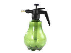 Botella rociadora de riego de 1,5 l, de plástico, de gran capacidad, a presión, vacía, con boquilla ajustable para jardín, color verde oliva.
