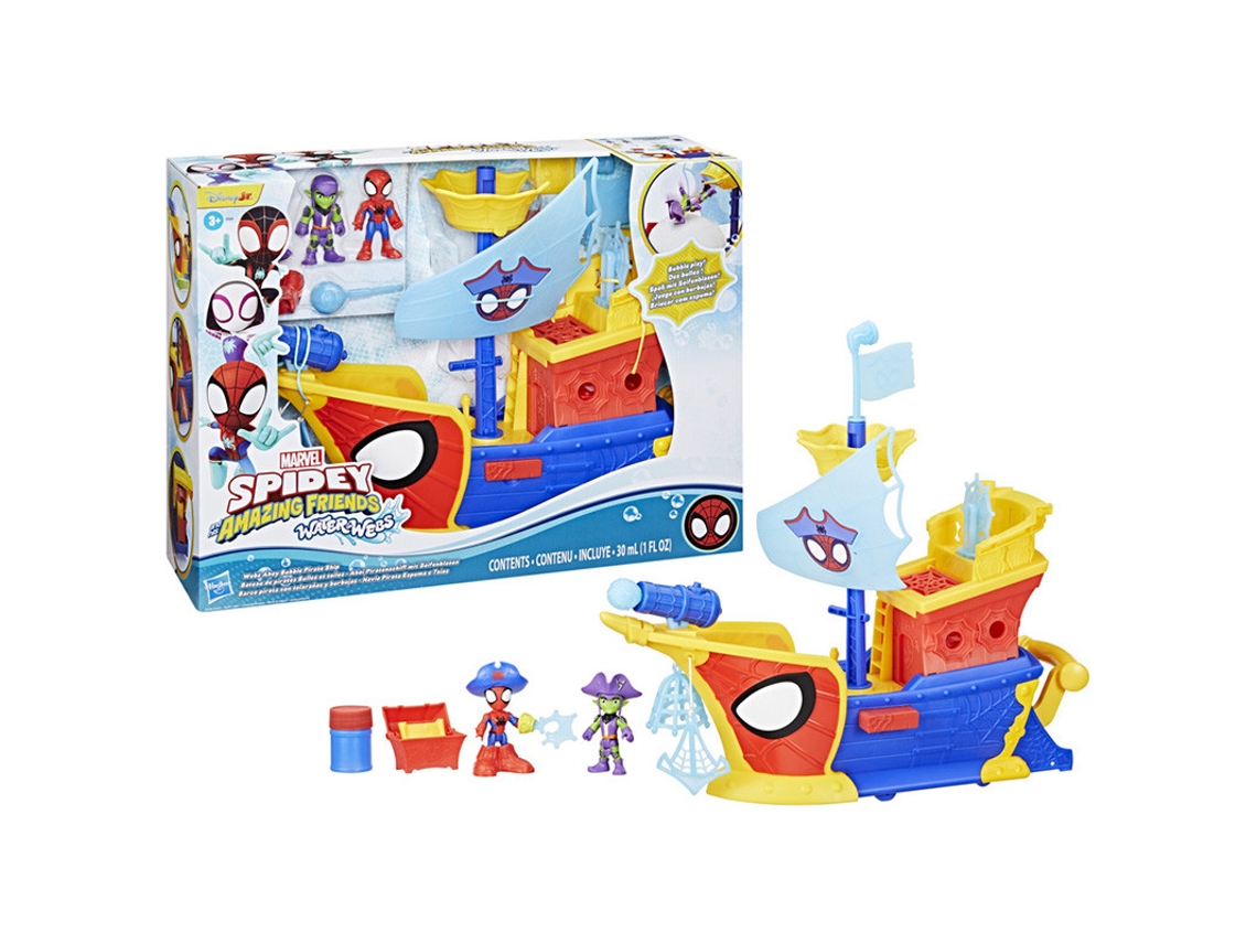 Spidey Waterwebs Barco Pirata Spider-Man