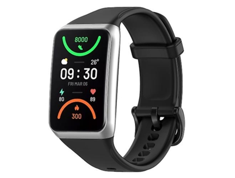 Correa De Reloj Inteligente Para Oppo Band 2, Banda De Reloj De Silicona Suave De Color Sólido Negro VENISYMLIS