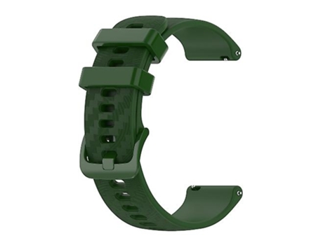 Correa Para Garmin Forerunner 645 Music 20mm Pulsera De Silicona A Rayas De Fibra De Carbono Amy Green VENISYMLIS