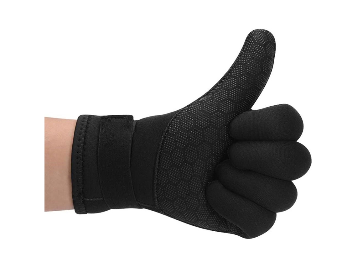 Luvas Spider 3 Mm Neoprene Preto Lmetalsub