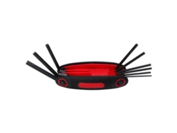 Llave Hexagonal Multiusos 9 En 1 Para Arco Y Flecha, Herramienta De Ajuste, Arquero, Accesorio De Caza, Roja