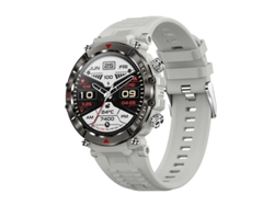 Reloj inteligente con pantalla HD de 1,39 pulgadas, resistencia al agua IP67, gris Bestvite