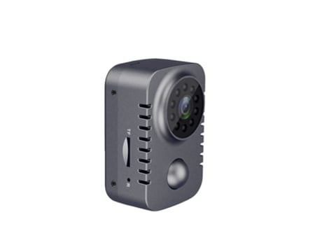 Mini Cámara de Seguridad SLOWMOOSE 1080P Inalámbrico (Gris - Tarjeta 32G)
