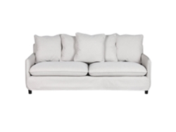 Sofa Poliester Desenfundable Beige 196x85x90cm