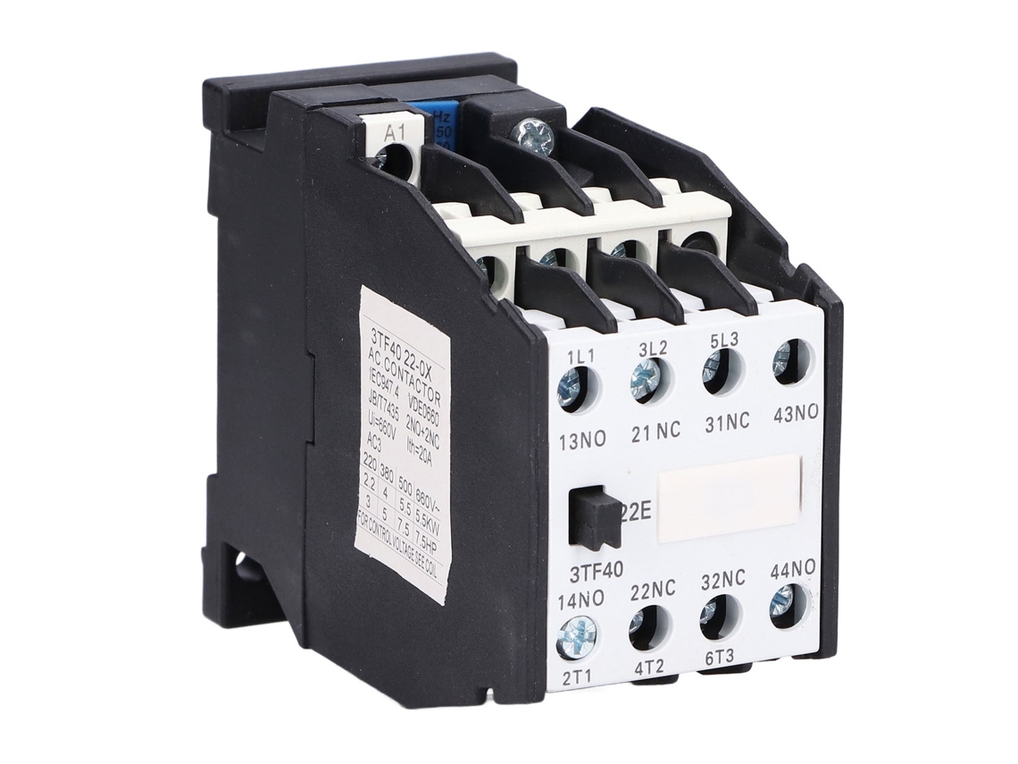 Contactor De Ca 9a 50hz 2no+2nc Controlador Automático Accesorio Para Riel Din
