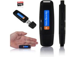 Grabadora De Voz Mini Hd Portátil De 32 Gb Usb 100h Para Reuniones Entrevistas Conferencias