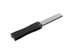 Afilador De Cuchillos Plegable Portátil De Doble Hoja Con Superficie Antideslizante De Diamante Negro.