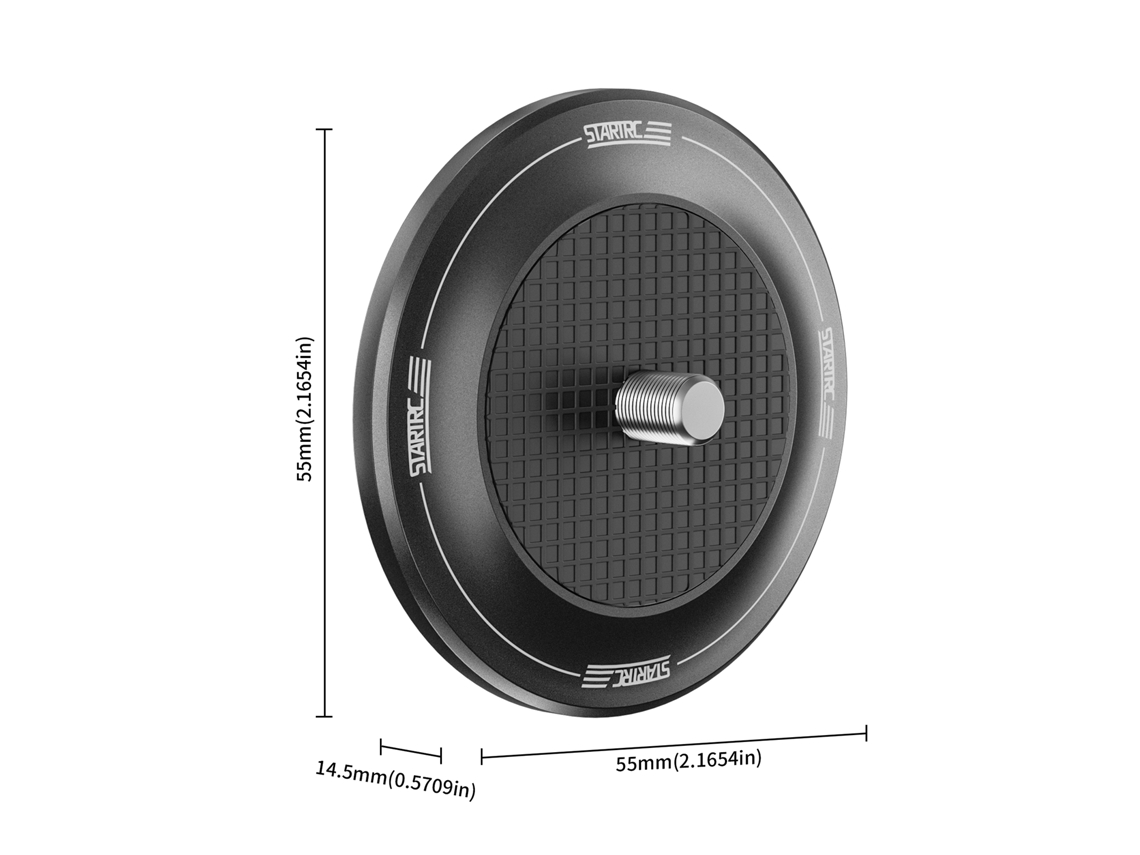 Soporte magnético para DJI Pocket 3, Insta360 Go 3 y GoPro 12
