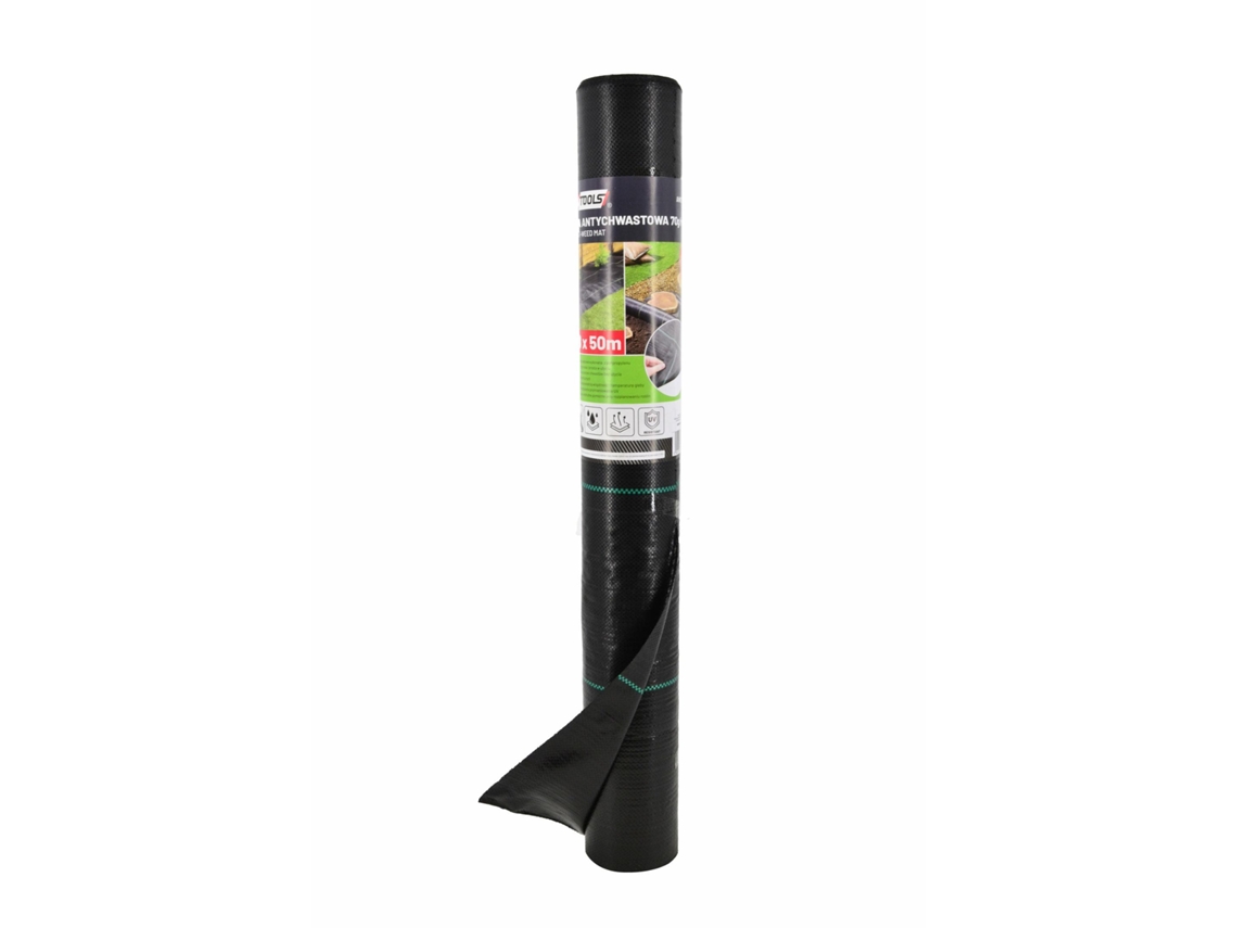 Esterilla antihierbas 90 g 1,6100 m Agrotextil Negro Awtools
