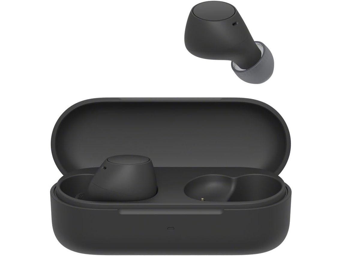 Auriculares inalámbricos, pequeños, ligeros, conexión Bluetooth intrauditiva, negros