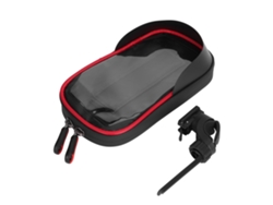 Soporte Para Teléfono Para Bicicleta, Bolsa Impermeable, Soporte Ajustable De 360°, Pantalla Táctil, Negro Y Rojo.