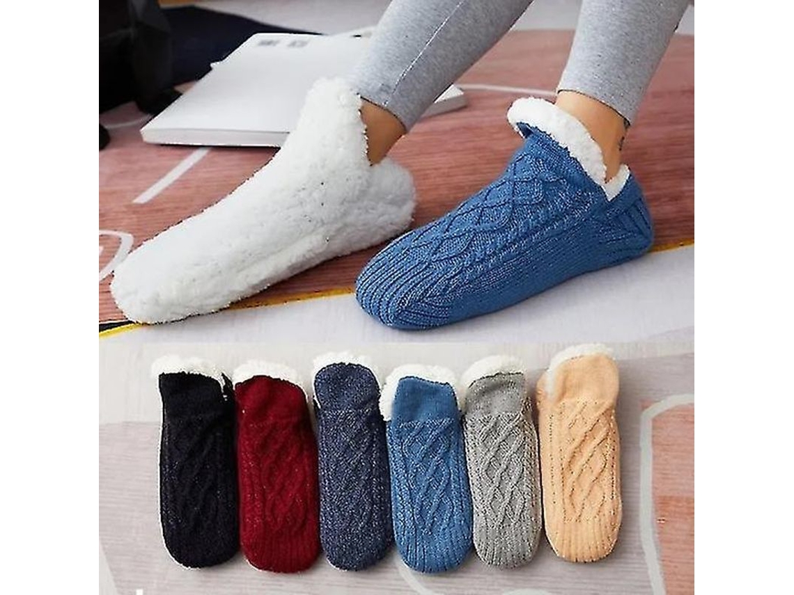 2026-calcetines De Suelo Para Invierno Ultra Suaves Y Calientes Con Suela Antideslizante Para Hombres Y Mujeres