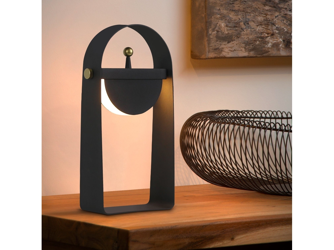 Lámpara de mesa LED Sunrise, lámpara de noche portátil y giratoria Zmh