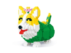 Blocos De Construção Mini Animais Cute Pequenos Dinossauros Cachorros Kit Educativo Bricolage