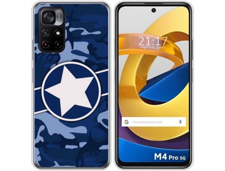 Carcasa Xiaomi POCO M4 Pro 5G TUMUNDOSMARTPHONE Camuflaje 03 Multicolor