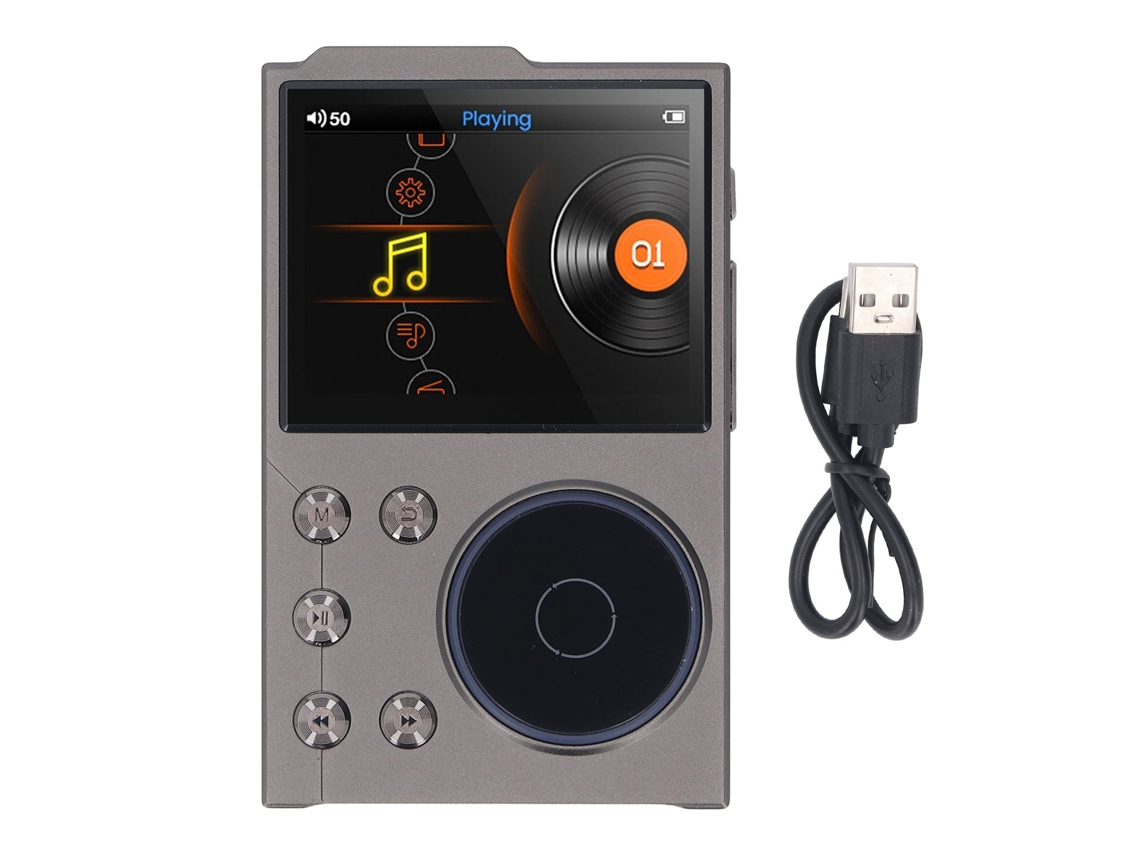 Reproductor De Mp3 Bluetooth 5.3 Reproducción Sin Pérdidas Dsd Flac Hd Hifi Reproductor De Música Digital Portátil