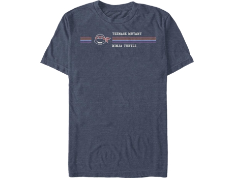 Camisetas Unisex DEEPSTONE Retrograde Teenage Mutant Ninja Turtles Brezo azul marino (XXXL)