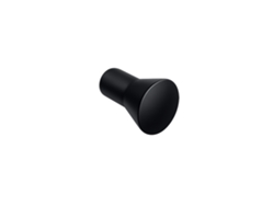 Pomo De Mueble En Zamac Acabado Negro Mate D 16mm