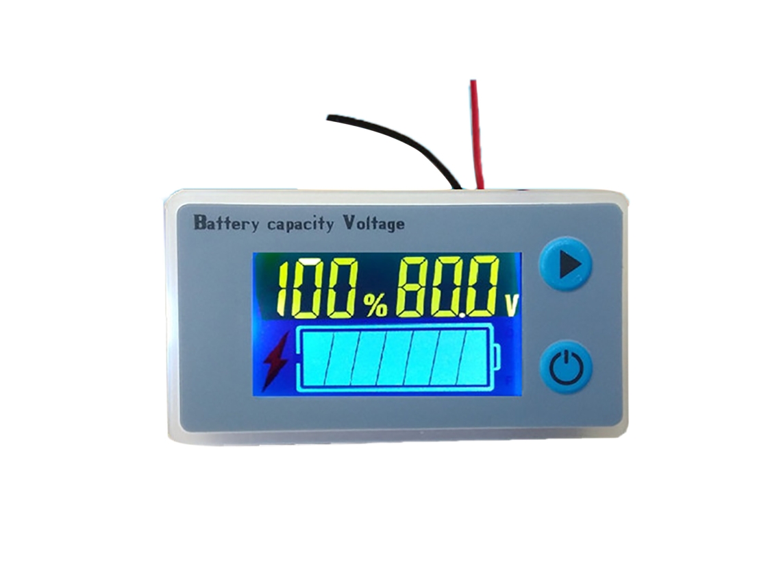 Medidor Lcd De Capacidad Y Voltaje De Batería Para Baterías De Coche De 12 V Con Indicador De Electricidad.