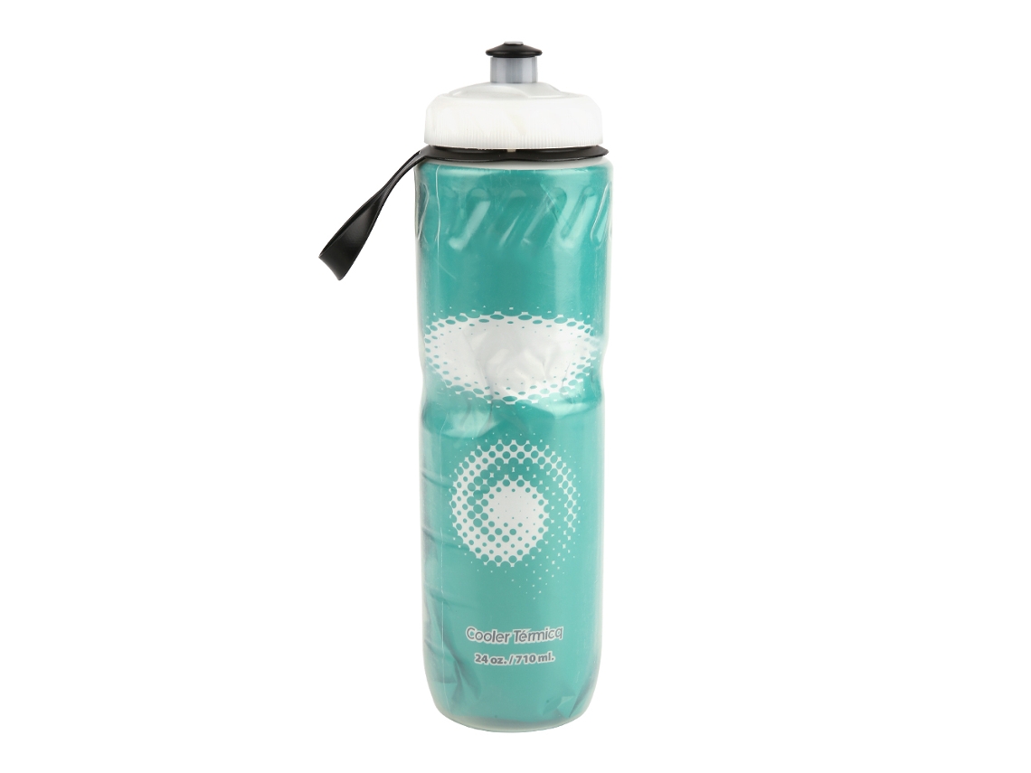 Botella deportiva térmica de doble pared de 710 ml, verde | Sin marca
