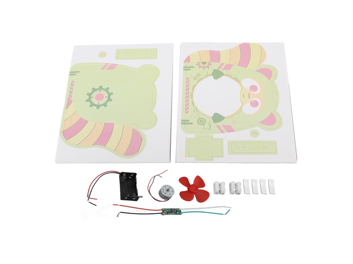 Kit De Experimento Con Ventilador Eléctrico Y Control Por Voz Para Niños - Juguete Científico Educativo