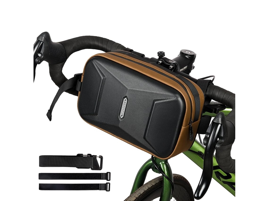 Bolsa impermeable para manillar de bicicleta, cesta frontal de almacenamiento, bolso de hombro pequeño multifuncional para hombre USHION