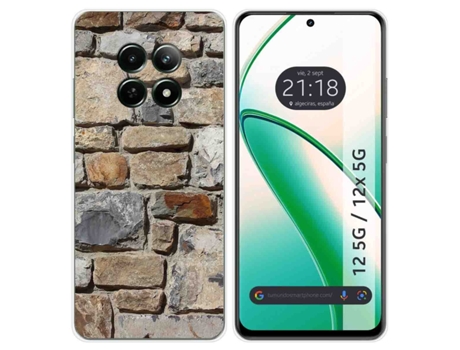 Funda Diseño Ladrillo para Realme 12 5G 12X 5G TUMUNDOSMARTPHONE Silicona Multicolor