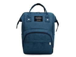 Mochila De Maternidad Czhhmart Con Gran Capacidad Para Padres Modernos Azul
